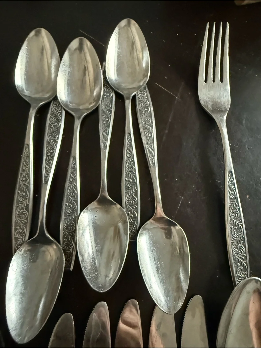 Vintage Del Prado Japan Stainless Flatware Set 25 Pc